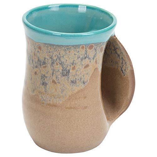 Clay in Motion Handwarmer Mug (Island Oasis, Right Hand)