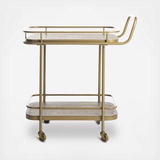 Gaia 2-Tier Bar Cart