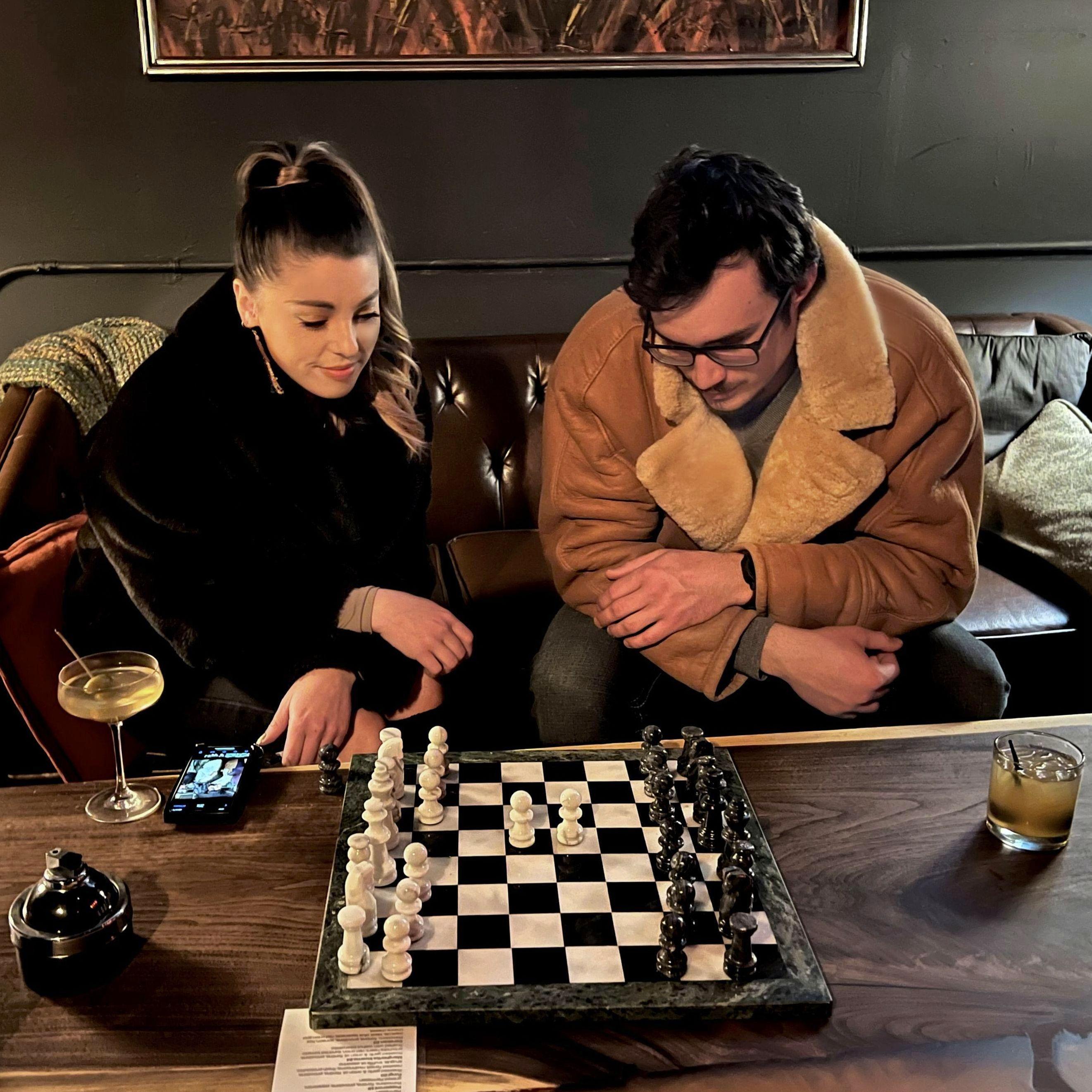 Chess game (Emily won ;)