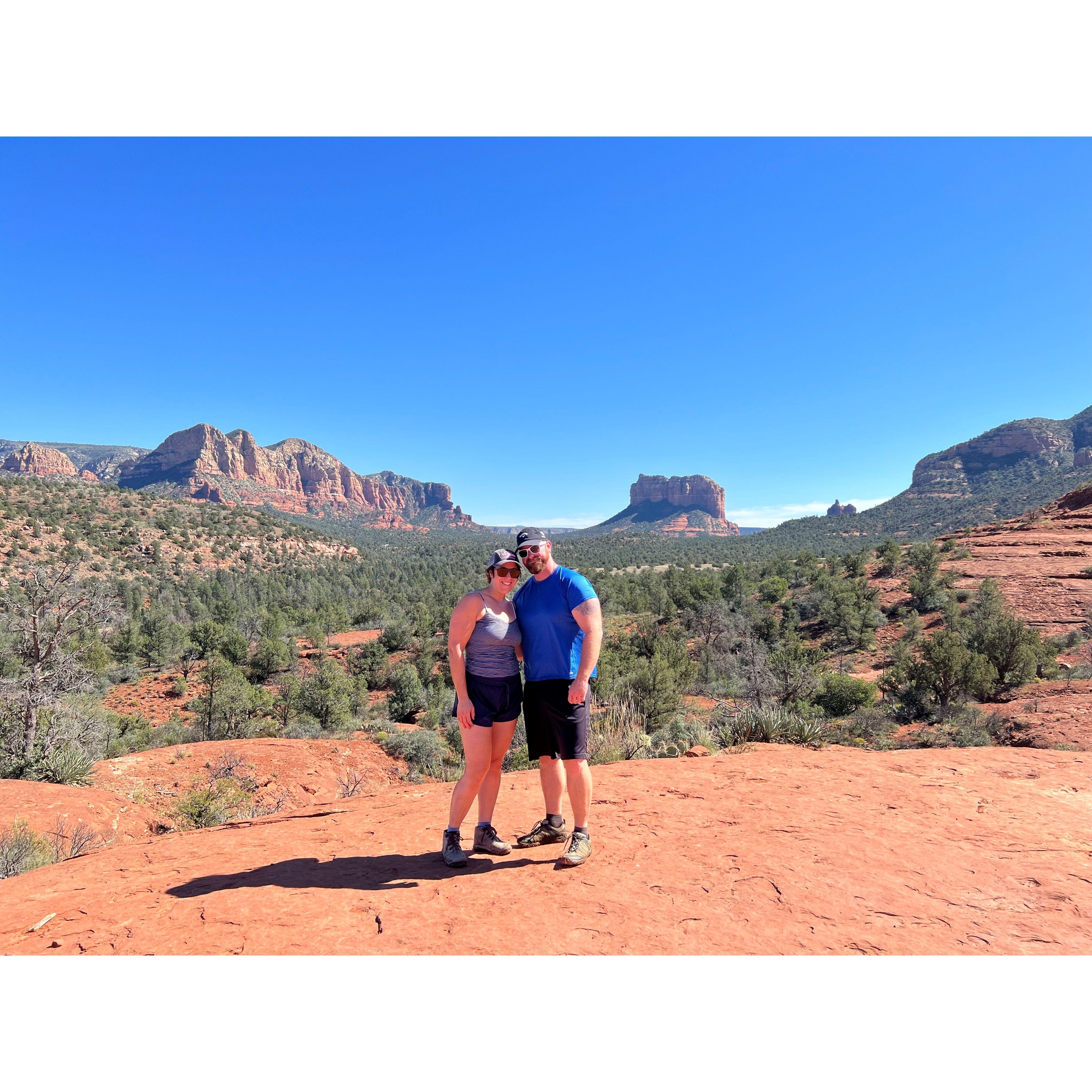 First hike together in Sedona, AZ!