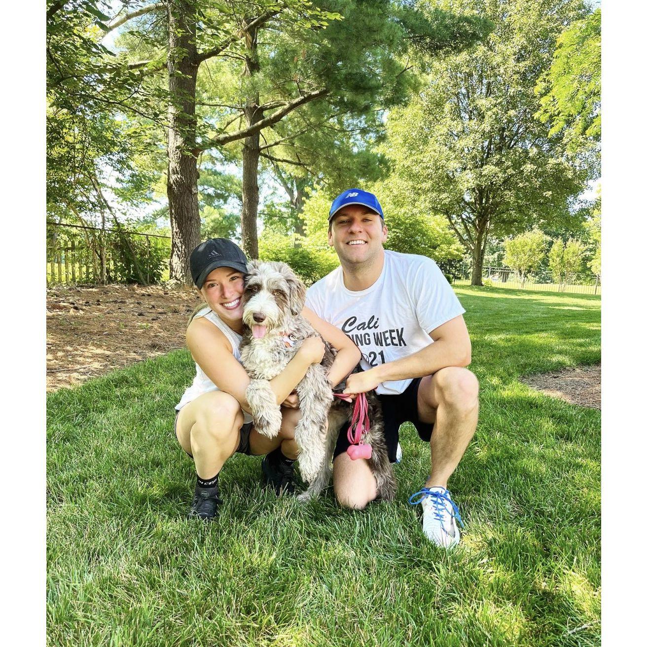 Summer days spent with Ruthie at my parents house playing pickleball :) one of our favorite things to do!