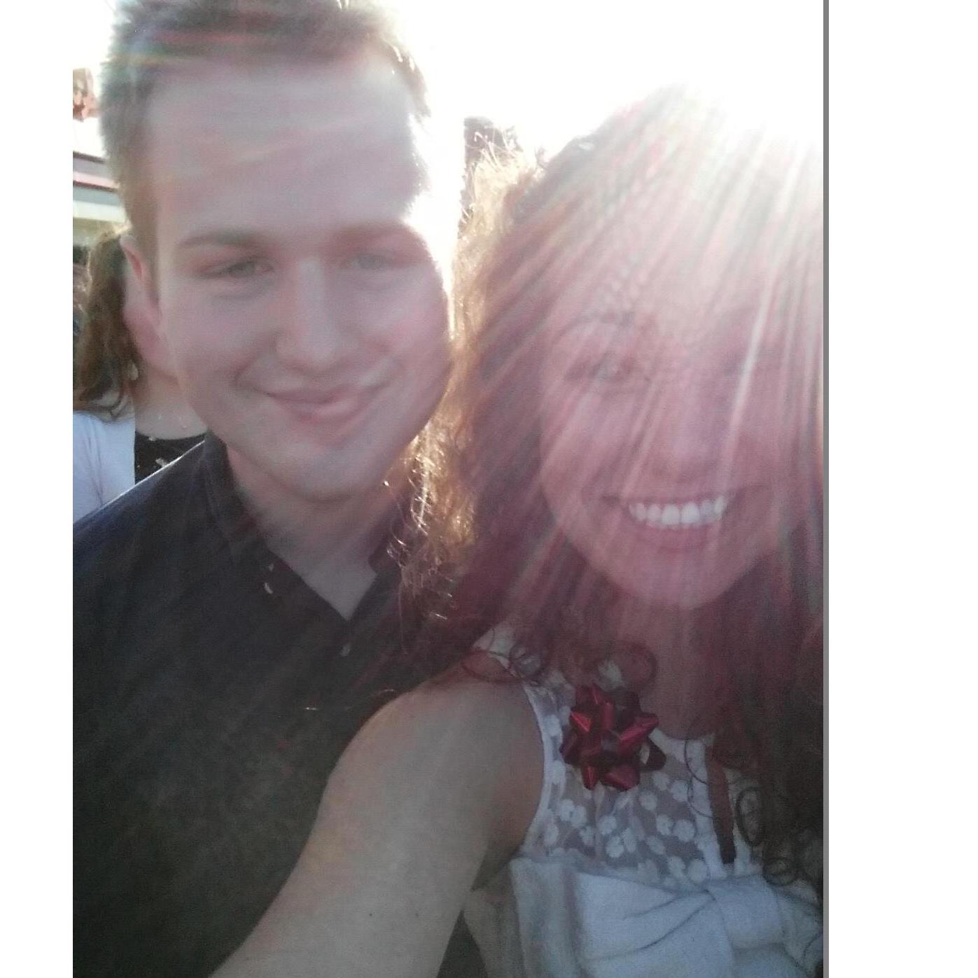 iPhone 5 Selfie (neither of us look like this anymore).