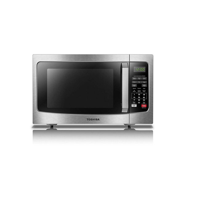 Toshiba 1.2-cu ft 1000-Watt Countertop Microwave Oven with Humidity Sensor and Eco Mode