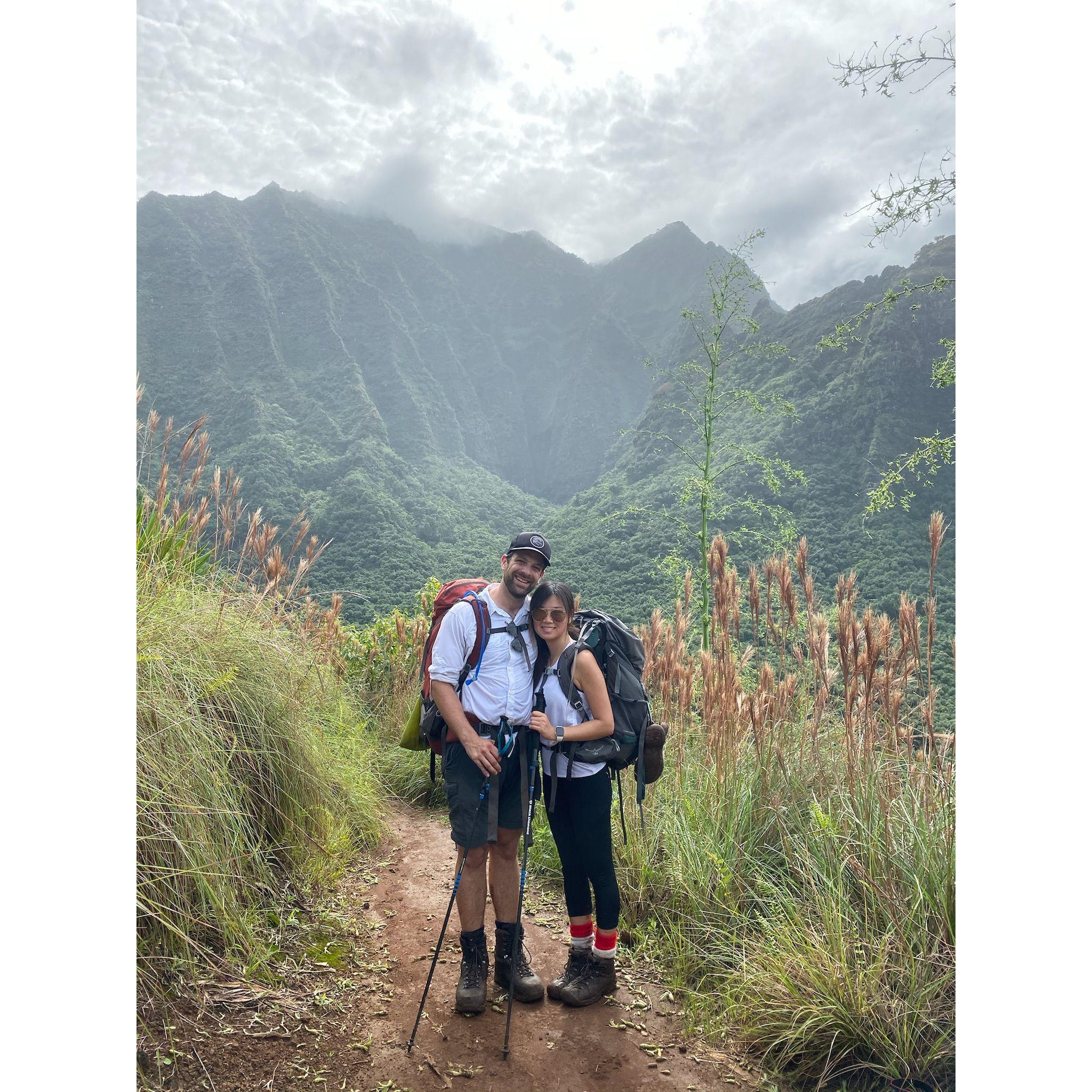 Nā Pali Coast Trail, Hawaii, Nov 2019