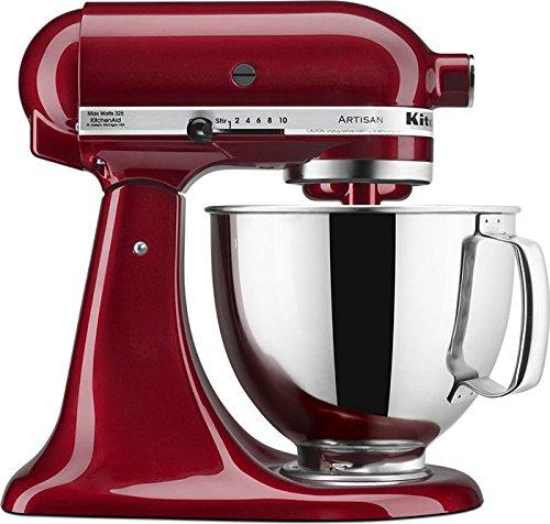 KitchenAid174; 5 Quart Artisan Stand Mixer Ruby Red KSM150PSGD