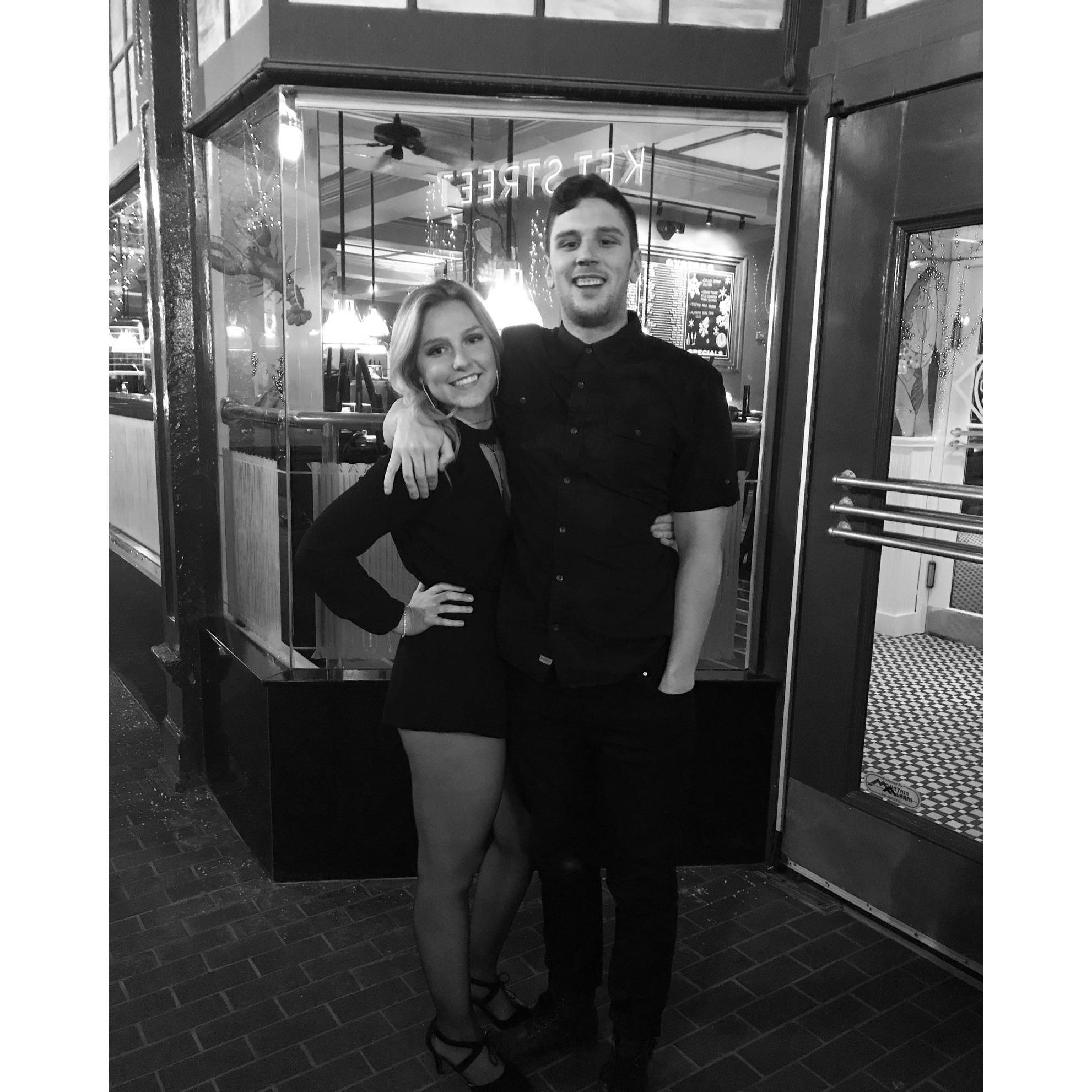 1st of many New Year’s Eve nights together. We ironically were home before midnight