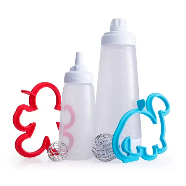 Whiskware 4-Piece Pancake Art Kit in White
