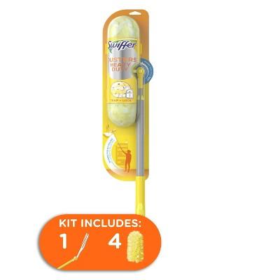 Swiffer Dusters Heavy Duty Super Extendable Handle Dusting Kit - 5pk