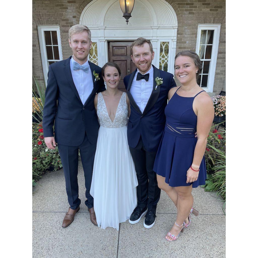 Erik's older brother, Karl and sister in law Katie's wedding in September 2021