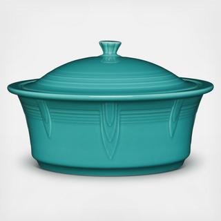 Large Round Covered Cassesrole
