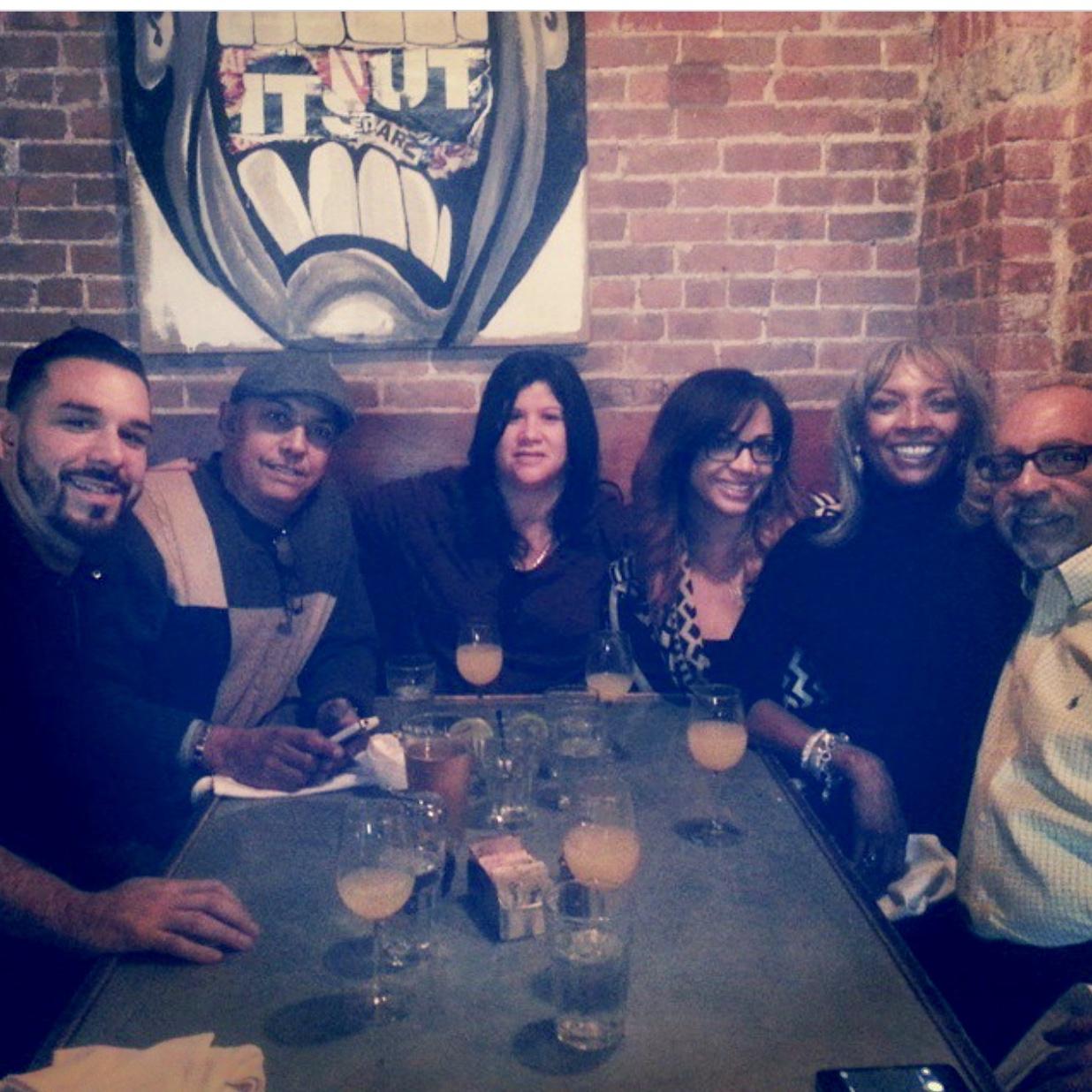 Lunch in Harlem. The official meeting of our families