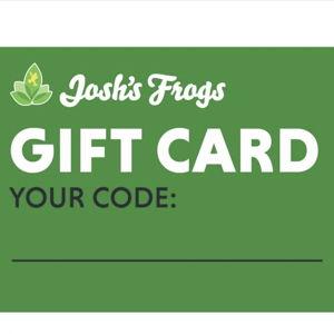 Josh's Frogs Gift Card