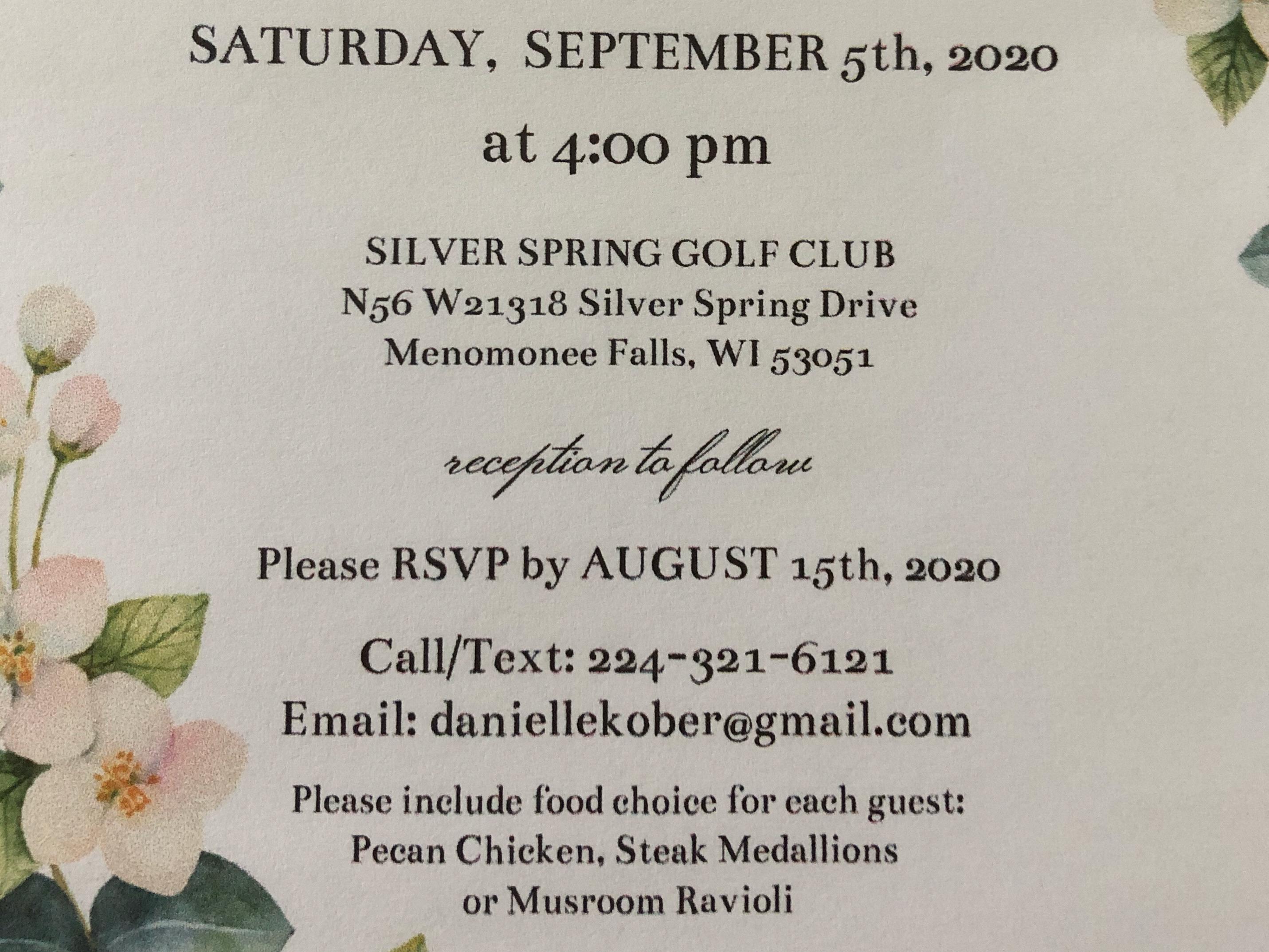 The Wedding Website of Danielle Kober and Jason Reyna