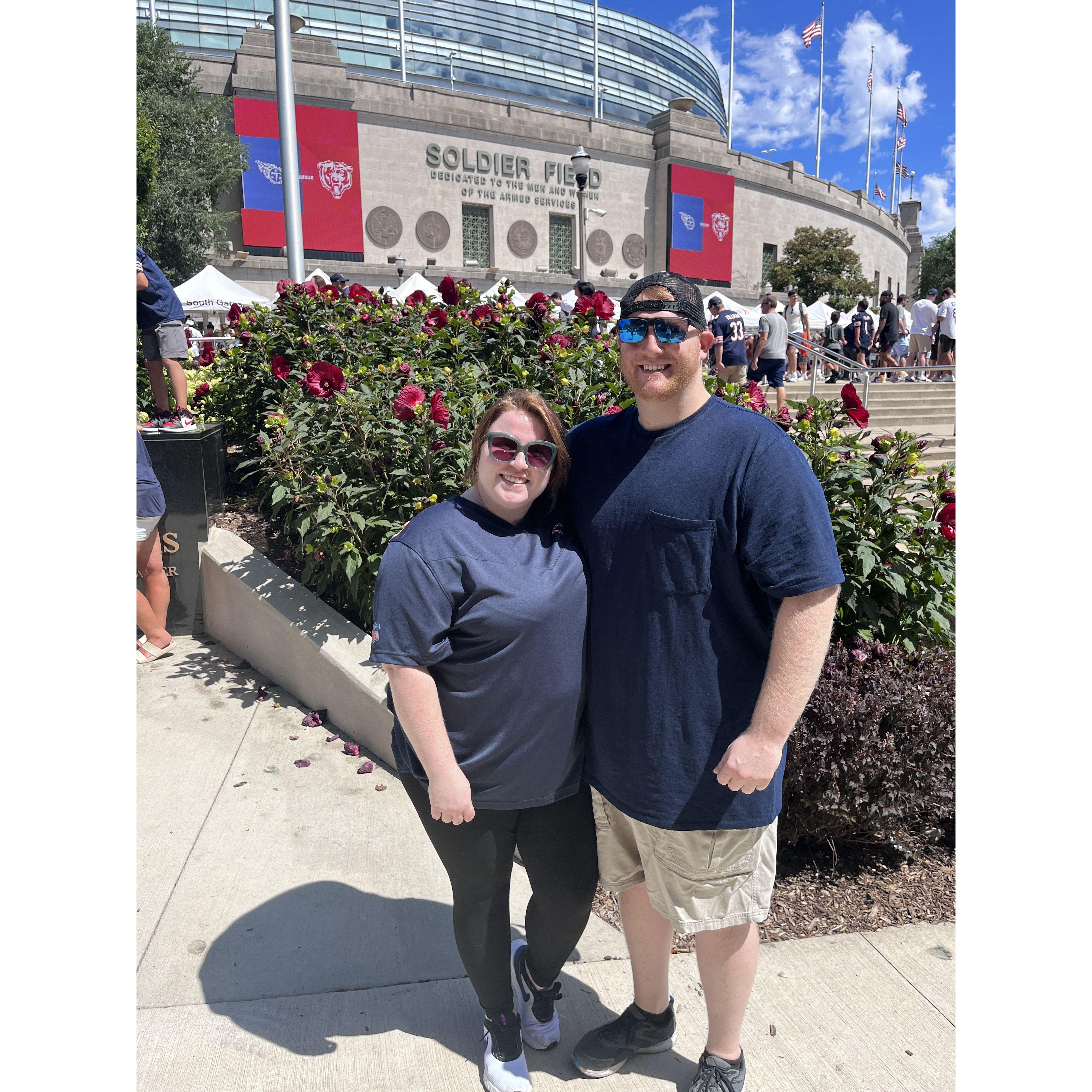 August 2023-First Chicago Bears Game