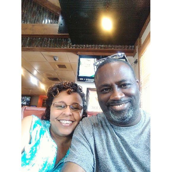 Eating and watching the Hogs!