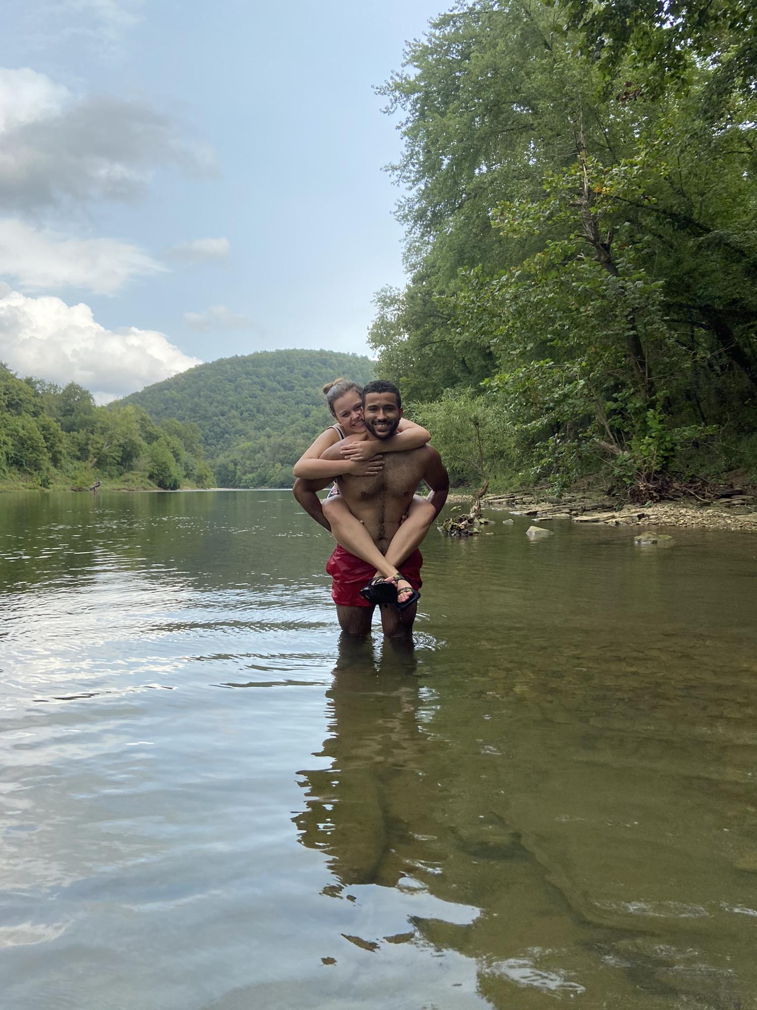 We went camping and floating at the Buffalo with friends:)