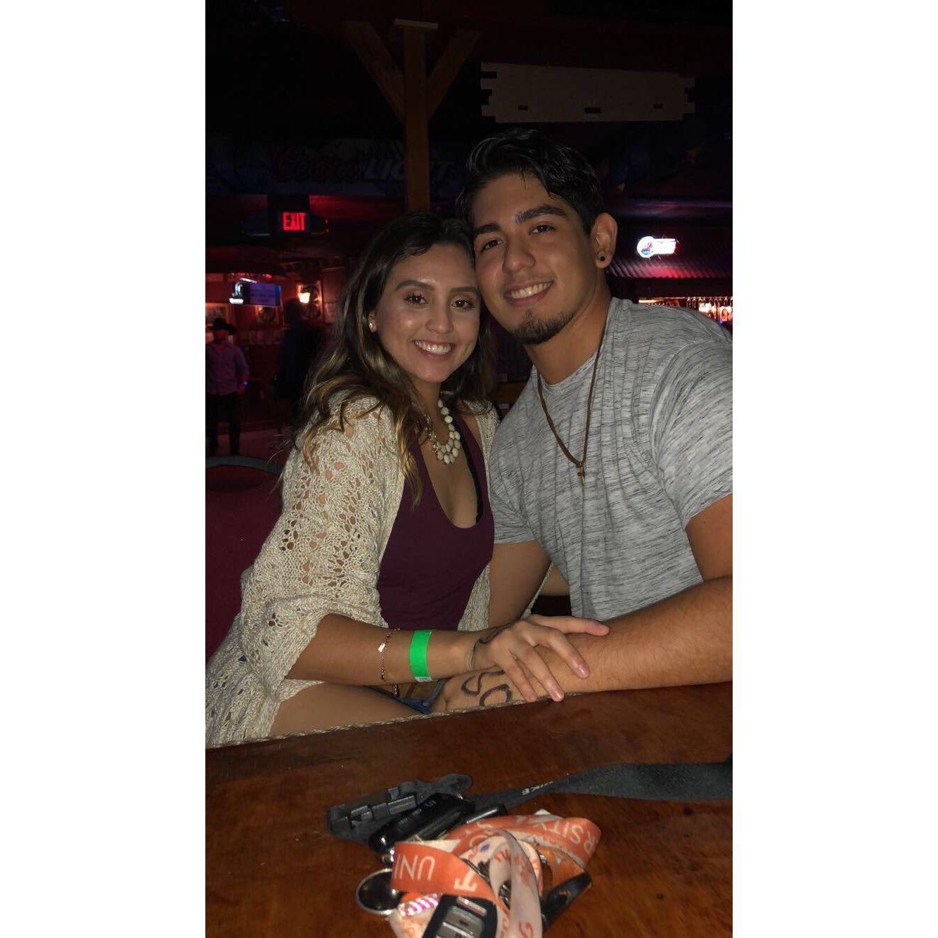 Tony asked Kara to be his girlfriend before this picture was taken.