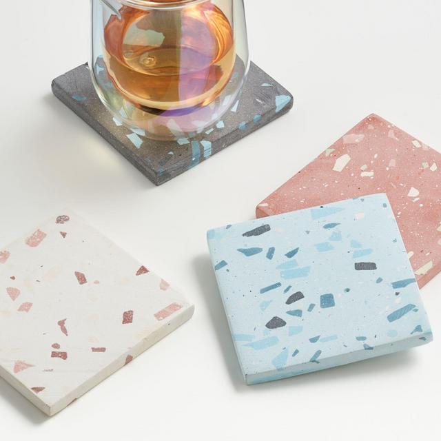 Jasmine Terrazzo Coasters, Set of 4