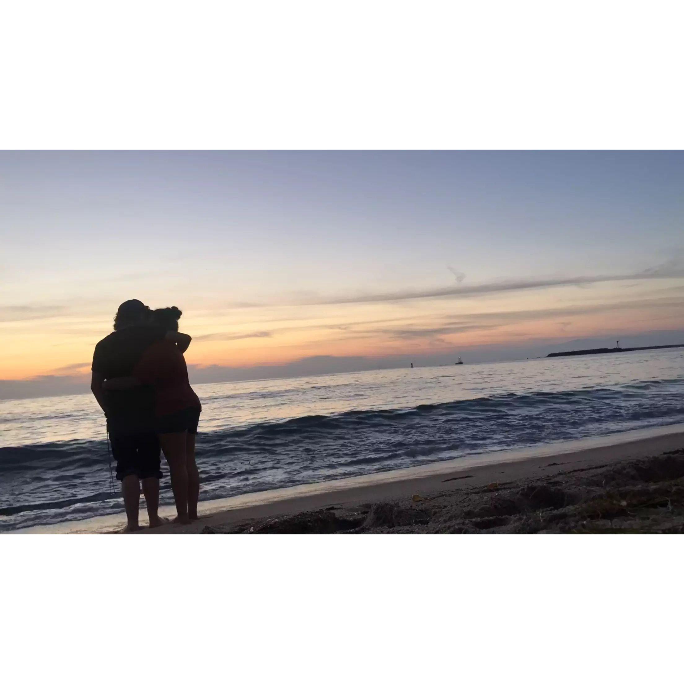 Our first beach trip of many! May 2017