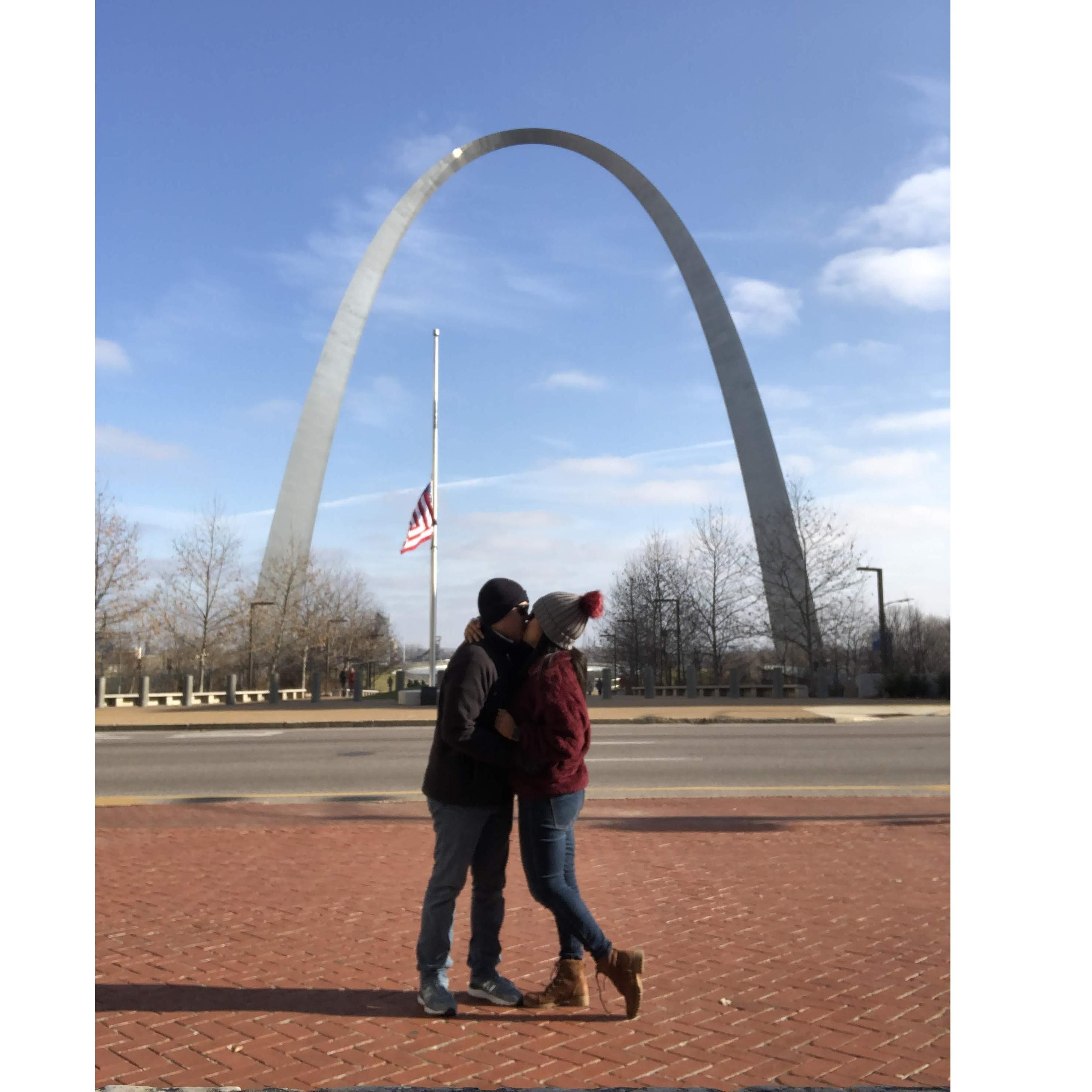 Our first trip together! St Louis December 2018