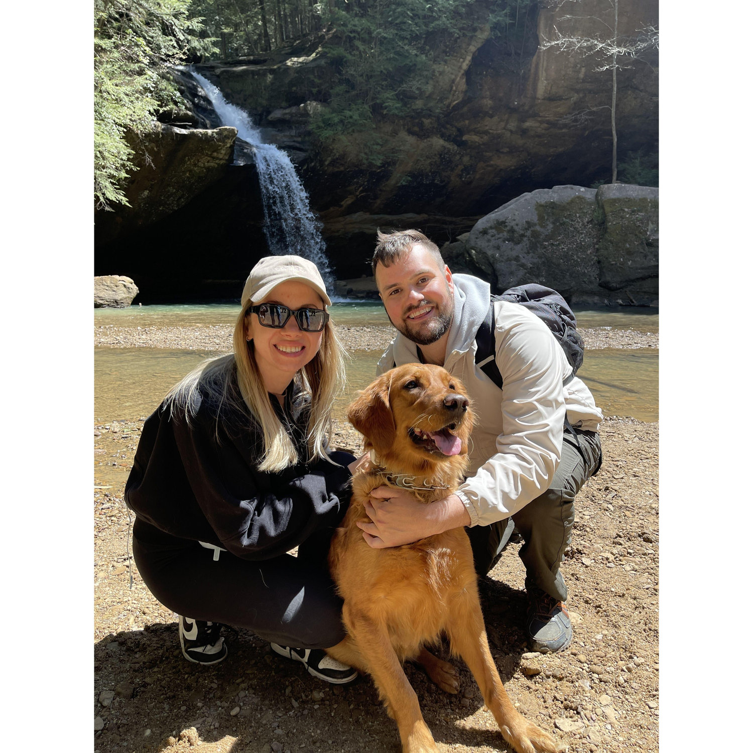 Jake's birthday trip and hiking in Hocking Hills / April 20, 2024