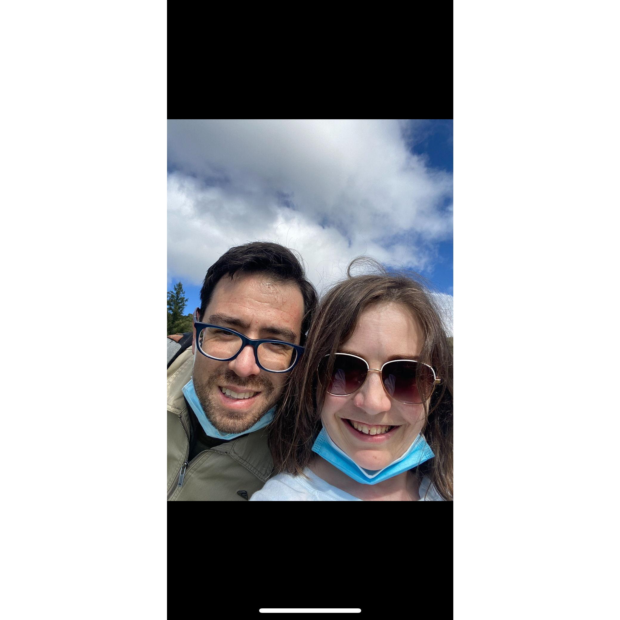The first time we spent the day together on Mount Tam