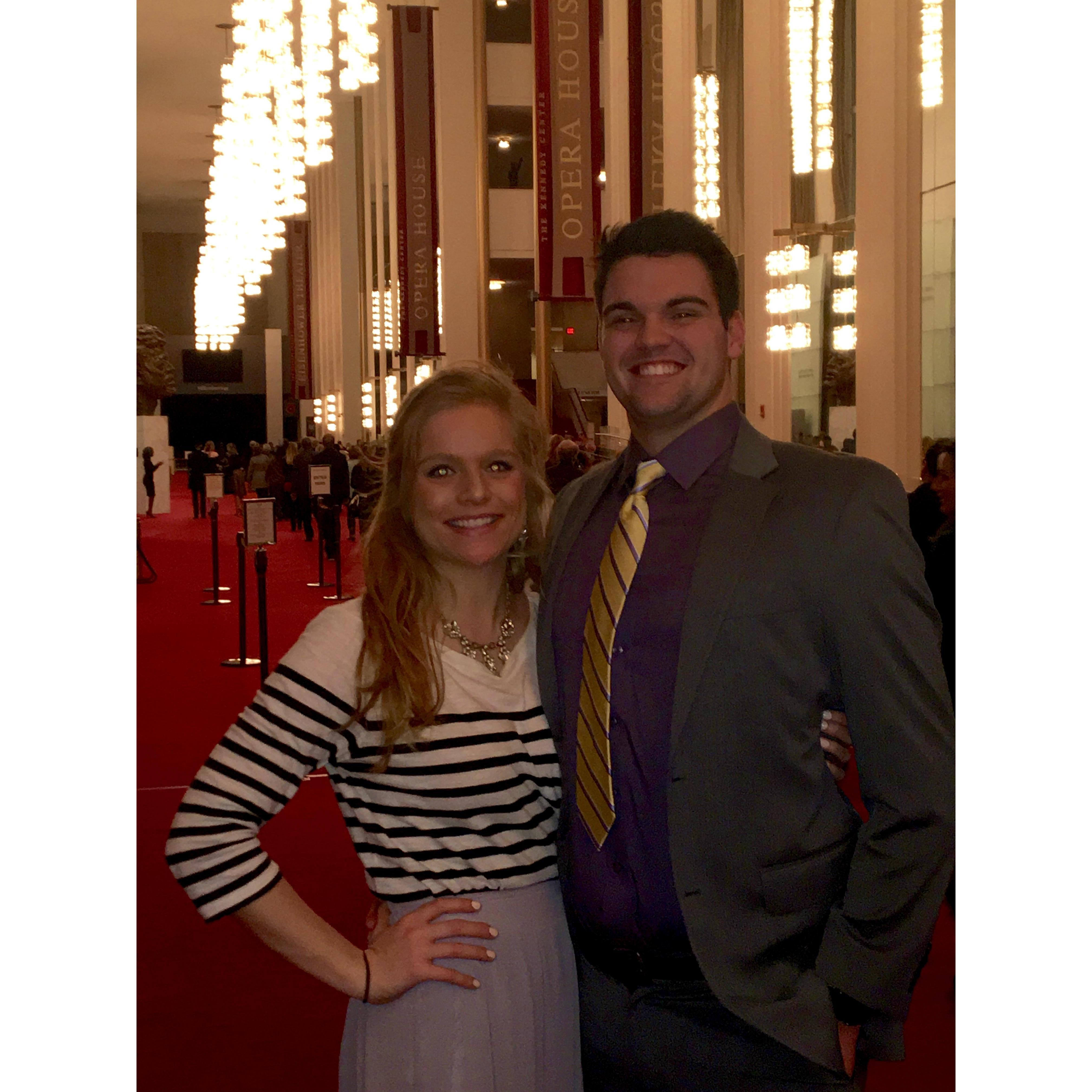 Kennedy Center to see Hillary Hahn!!