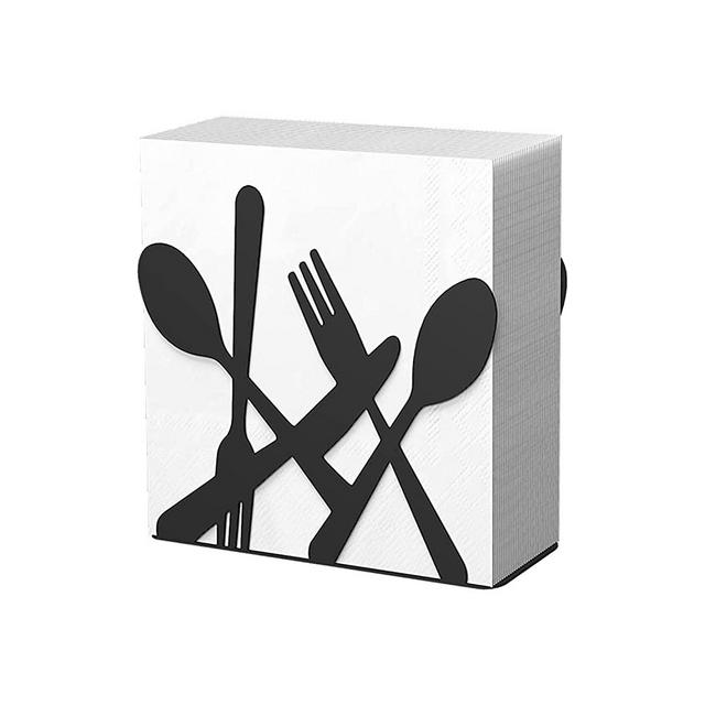 Napkin Holder, Napkin Holders for Tables, Freestanding Metal Napkin Holders for Kitchen Countertop, Napkin Paper Organizer, Durable Tissue Dispenser Stand for Home Restaurant