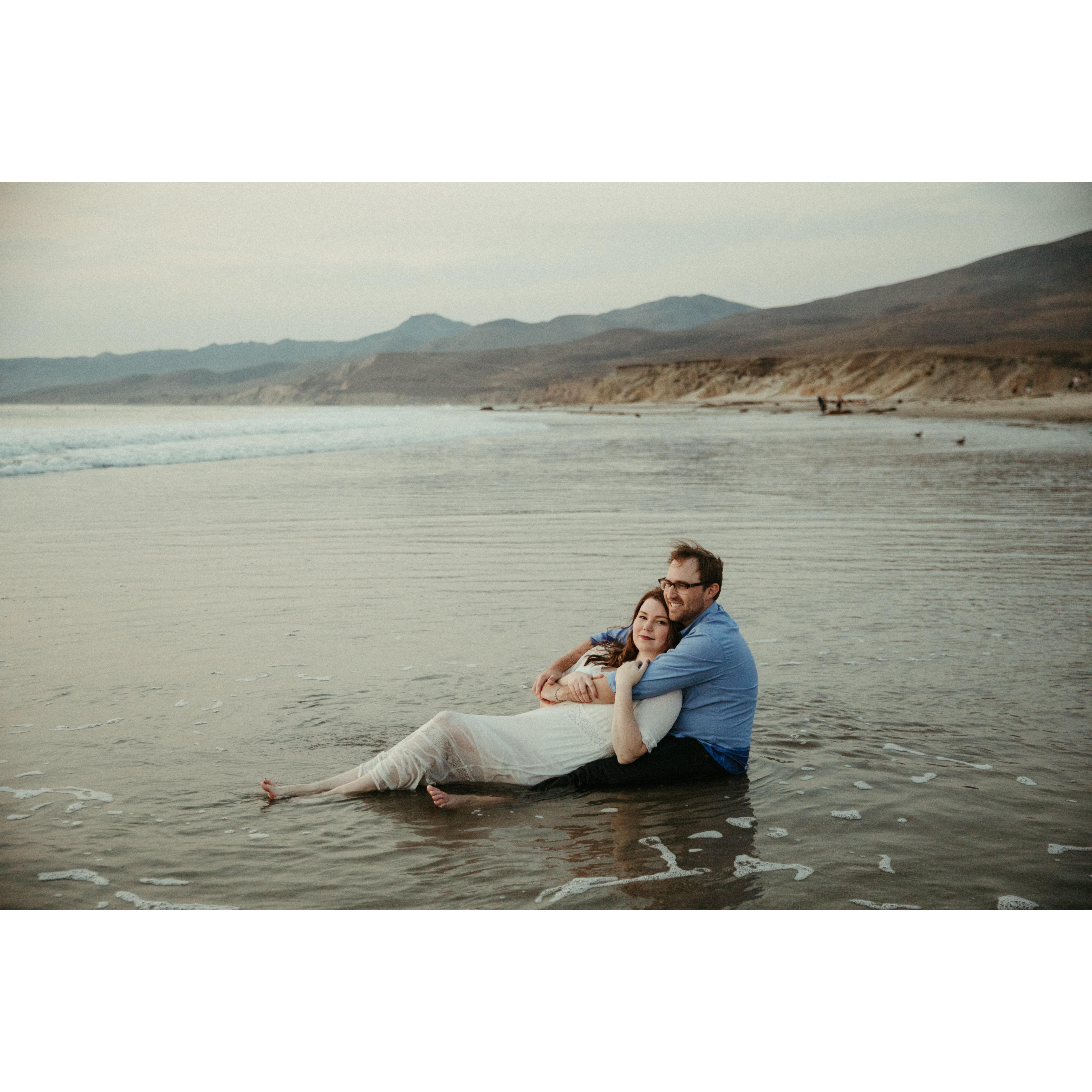 Jalama Beach engagement photos by Kadi Tobin.