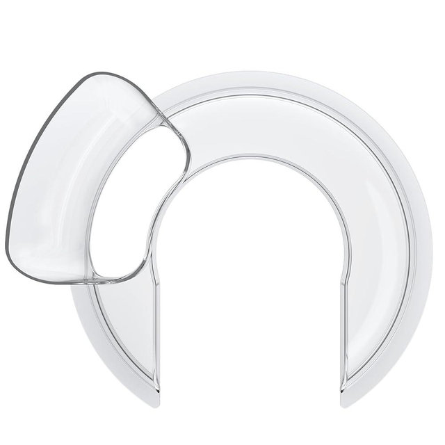 Food-Grade Pouring Shield for KitchenAid 4.5-5QT Mixer Bowl (Stainless Steel, Glass, Ceramic) - Secure Fit Splash Guard for KitchenAid Tilt-Head Stand Mixers and Dishwasher Safe