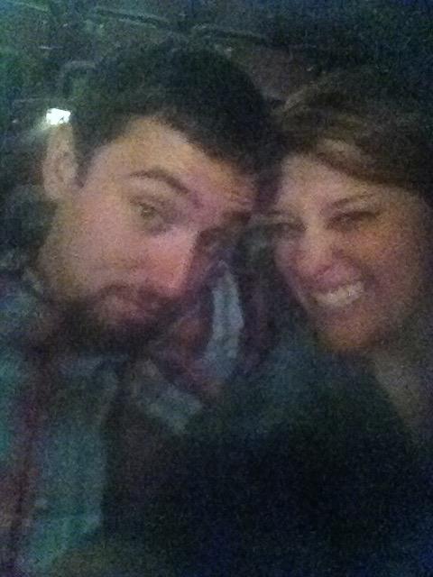 Our first picture together. I got Jeremy and his cousin tickets to see Jake Owen while I was working the event at IUP.