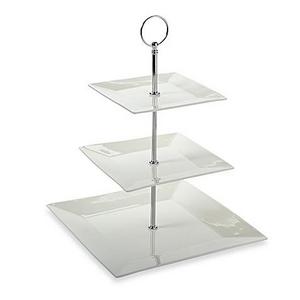 Maxwell & Williams™ White Basics Cosmopolitan 3-Tier Cake Stand
