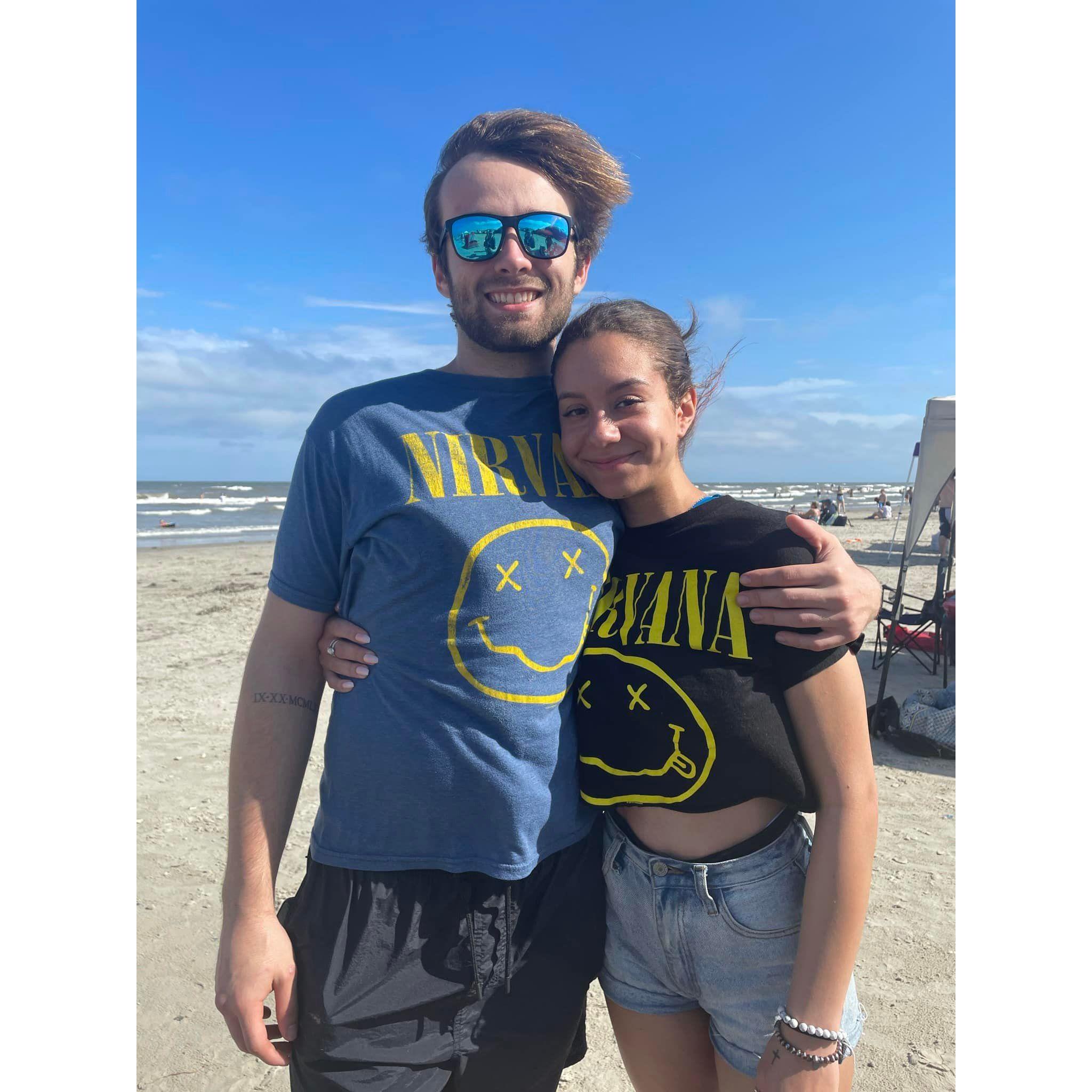 First beach trip together!