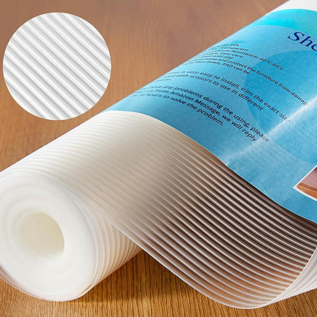Shelf Liner, 12 Inches x 20 FEET Non-Slip Kitchen Cabinet Liner, Washable Oil-Proof Non-Adhesive Contact Paper for Kitchen Drawer, Cabinet, Shelves, Refrigerator, Storage, Desks, coutertops