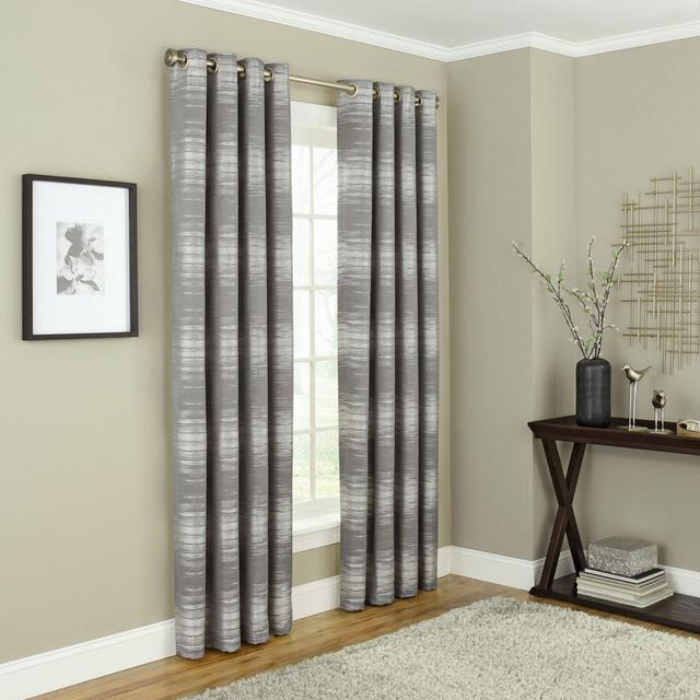 Payson 84-Inch Grommet 100% Blackout Window Curtain Panel in Taupe