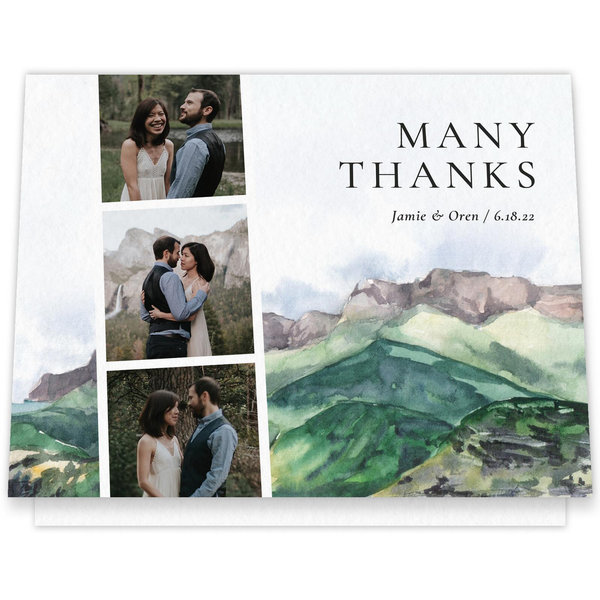 Deepcreek | Spring | Zola Thank You Cards