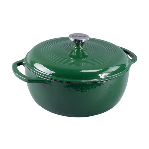 Essential Enamel Dutch Oven - 6 QT / Evergreen