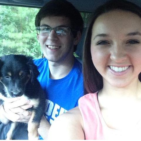 The day we picked up our Addie May! September 11, 2015