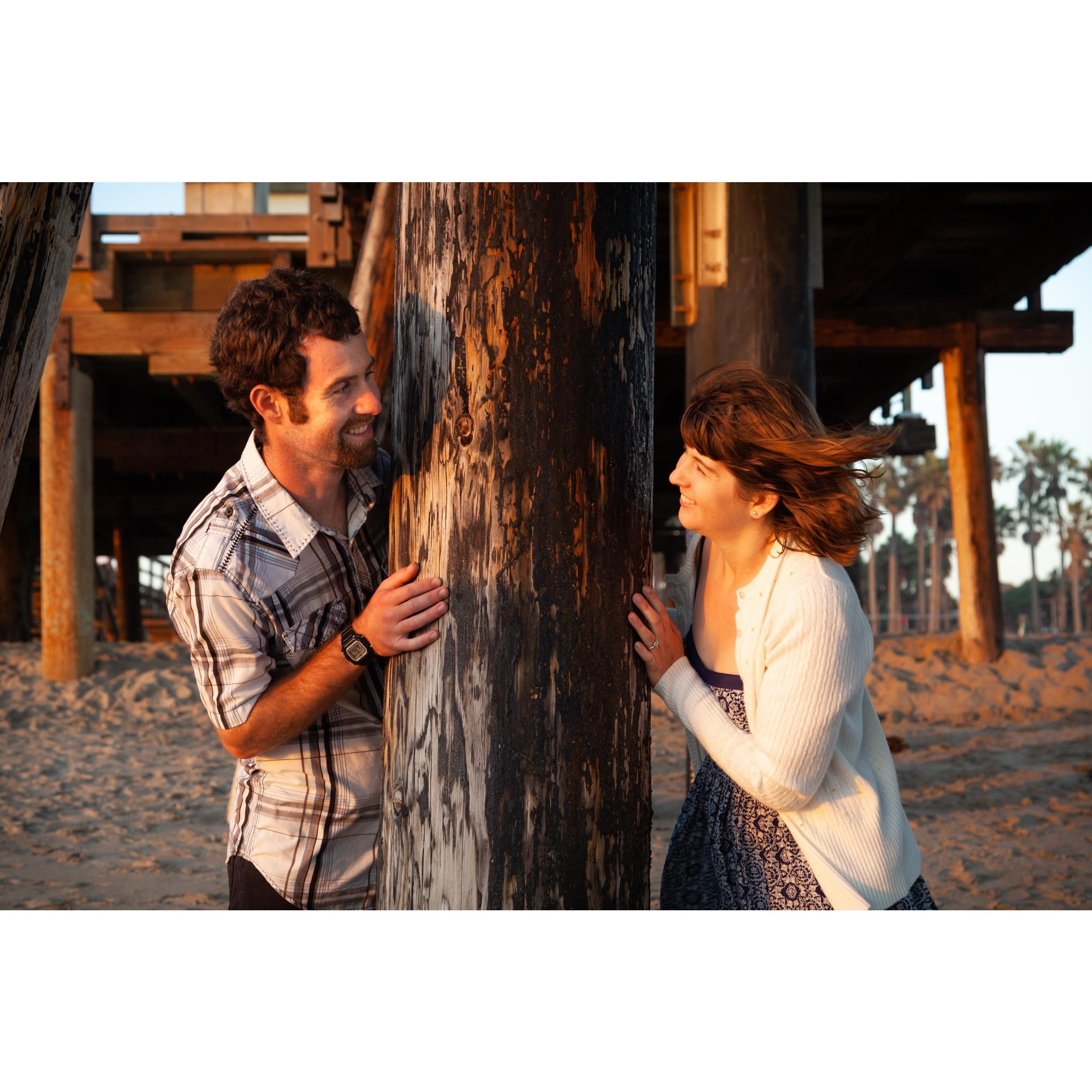We had so much fun taking engagement photos!