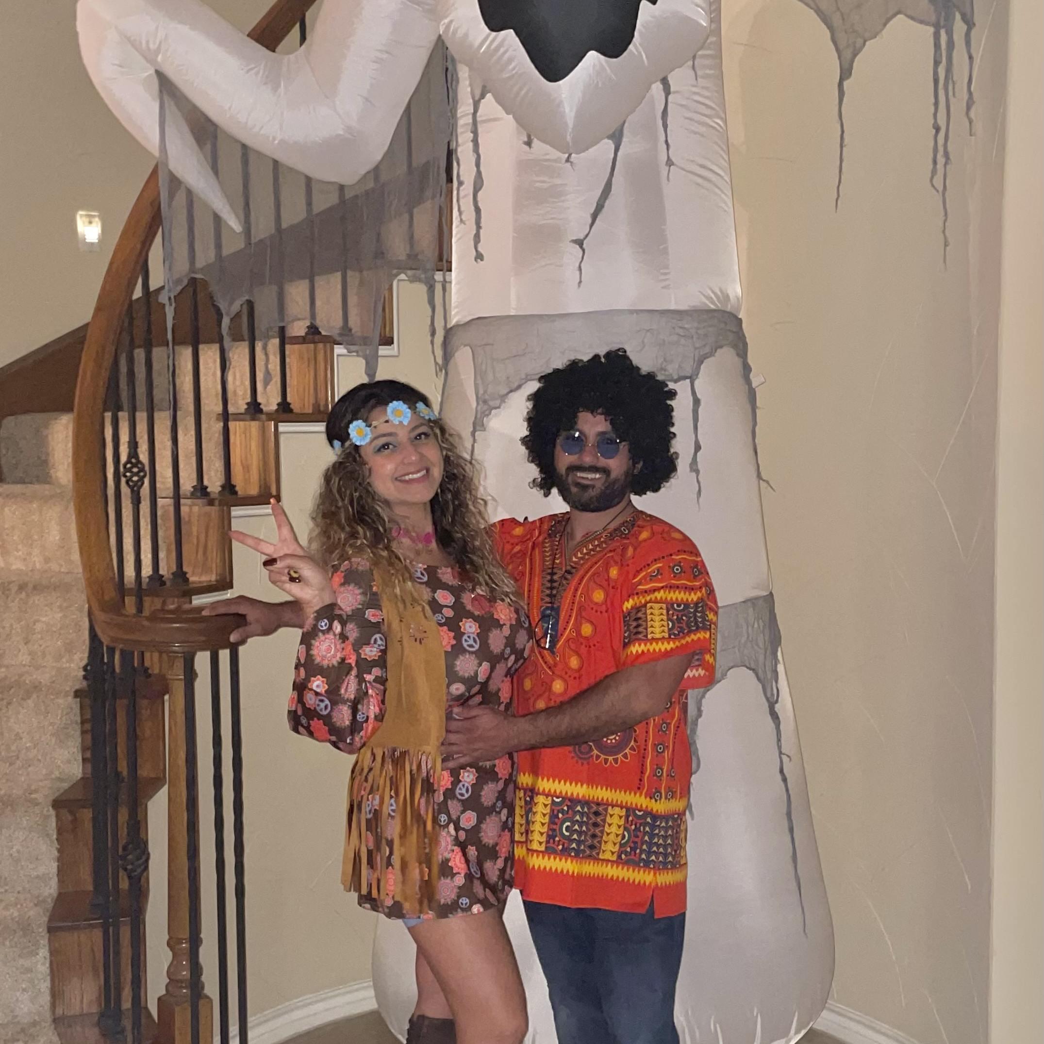 Our first halloween bash hosted at home