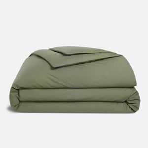 Classic Percale Duvet Cover | Fresh Moss