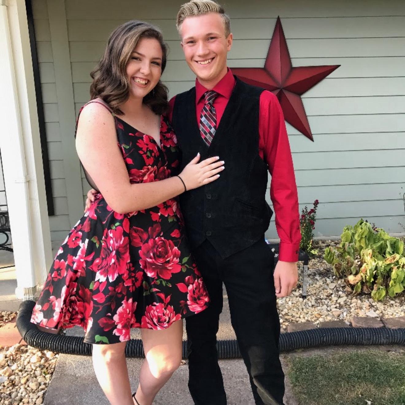 Our first homecoming dance in 11th grade!