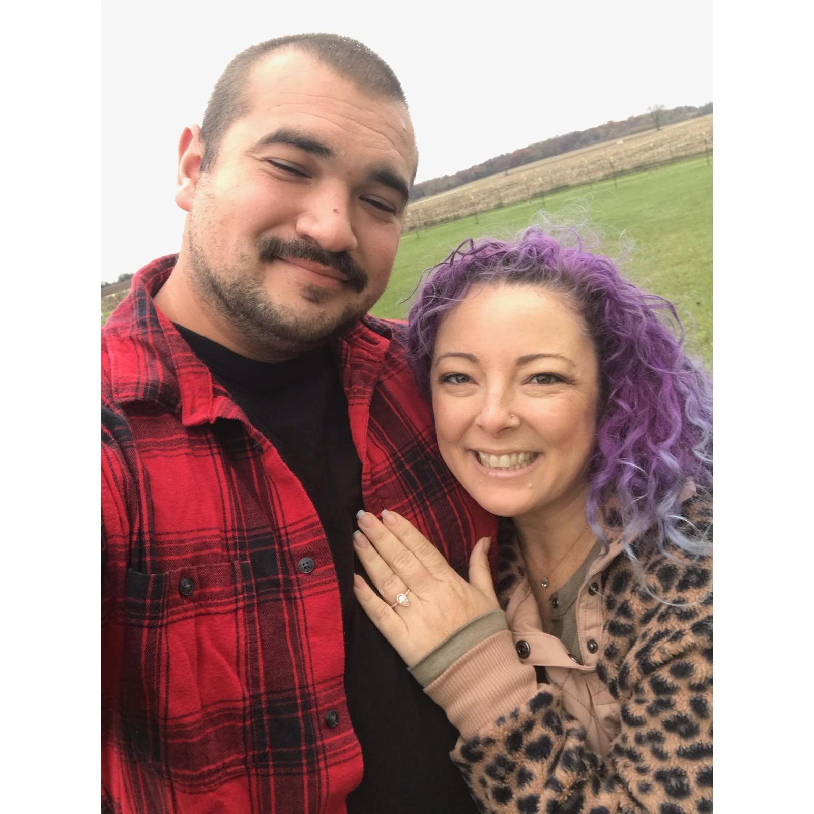 He asked, she said yes!