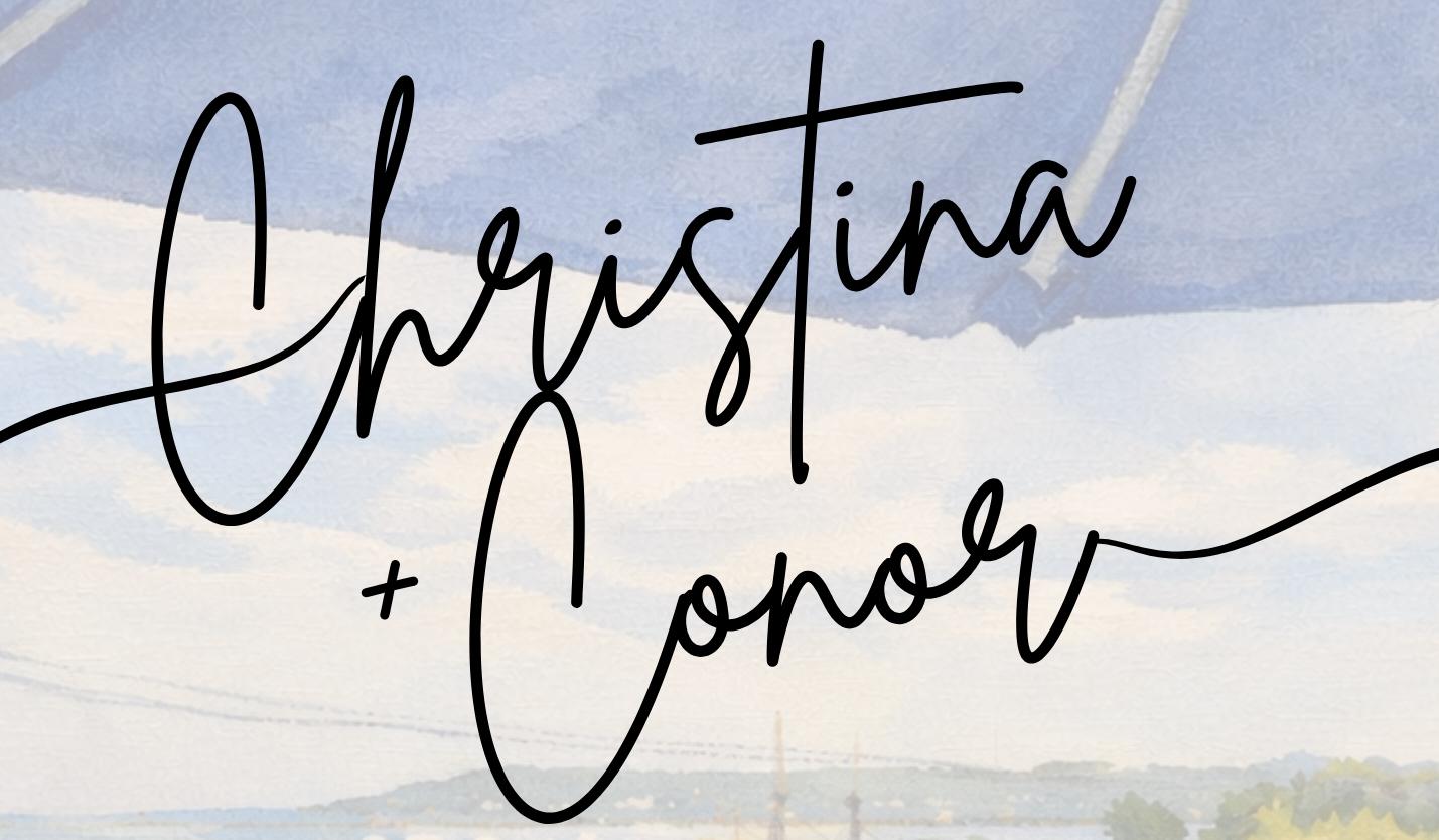 The Wedding Website of Conor O'Leary and Christina Southard