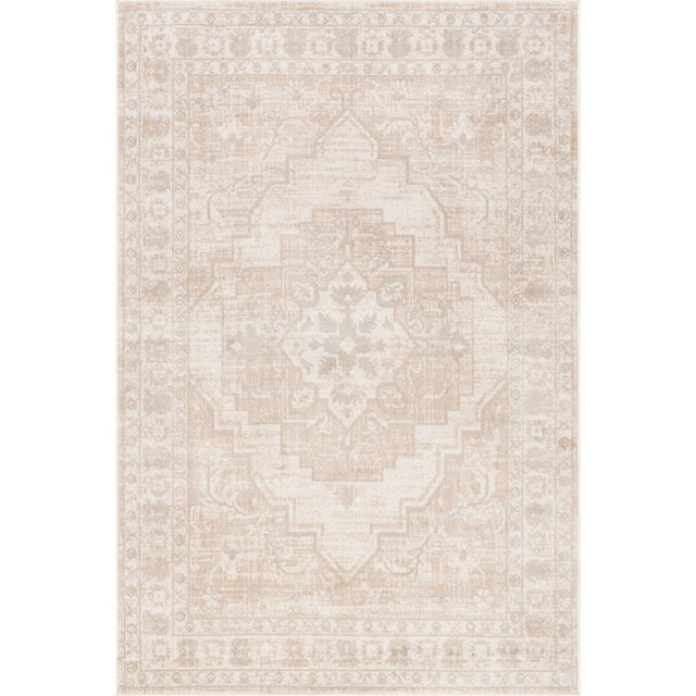 Nuloom Zillah Traditional Medallion Indoor Area Rug, 10' x 14', Beige