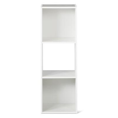 3-Cube Organizer Shelf White 11" - Room Essentials&#153;