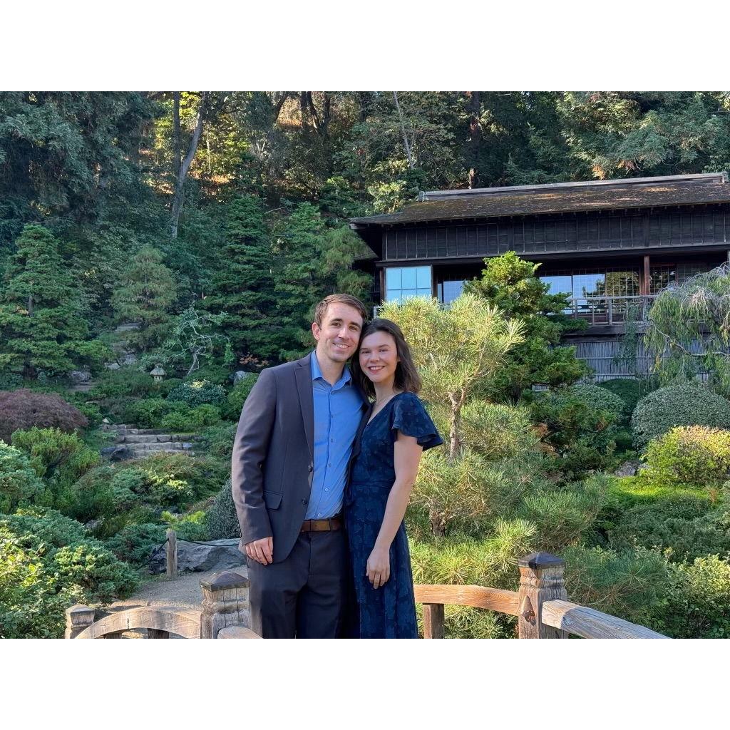 At Lawrence and Evan's wedding - Oct. 2023, Saratoga, CA