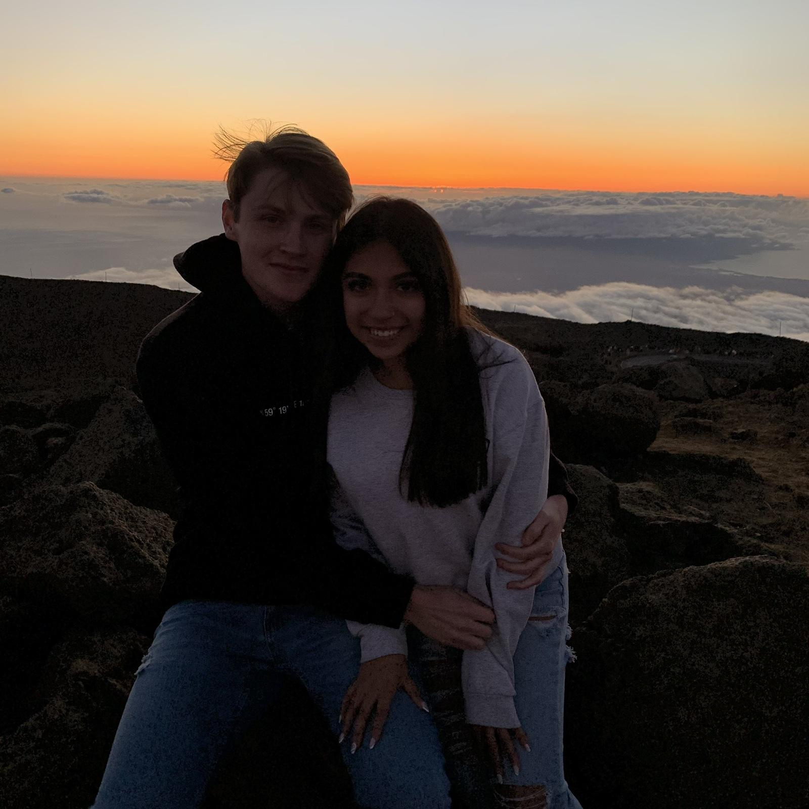 At the top of Haleakala