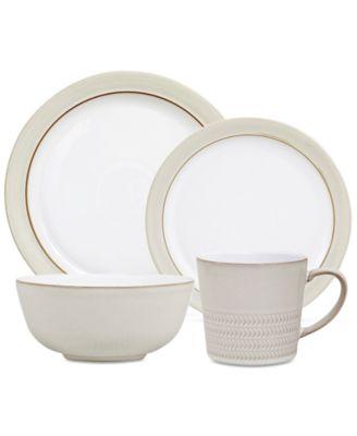 Denby - Natural Canvas Dinnerware Collection 16-Pc. Dinnerware Set