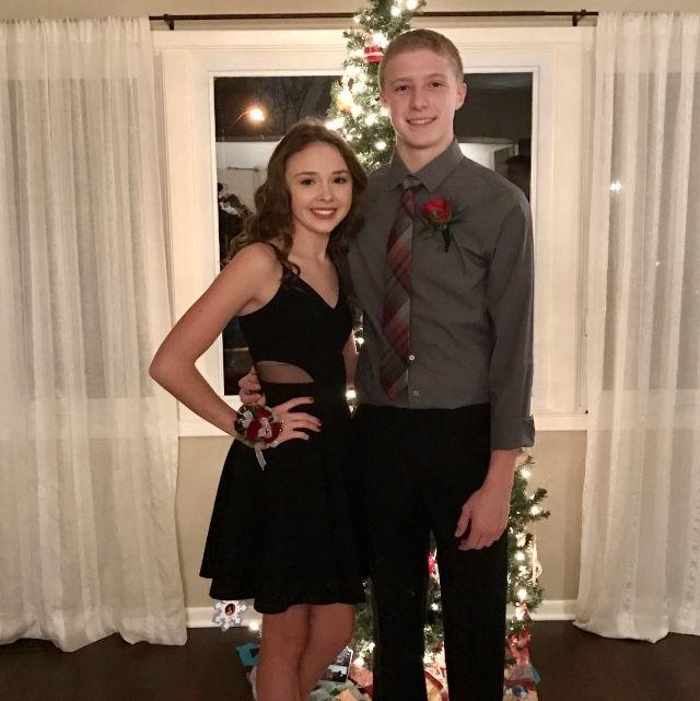 Our first school dance as a couple!